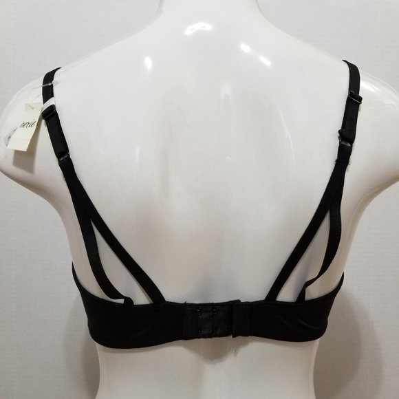 Aerie bra 36C NWT Real Happy Wireless floral lace trim racerback convertible - Picture 3 of 14